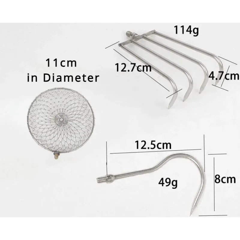 Ice Pick Pick - Asta Telescopica in Acciaio Inox, Vanga