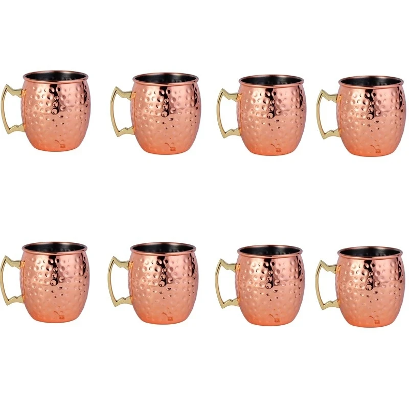 Mule Copper Mug - Set di 8 Tazze in Rame