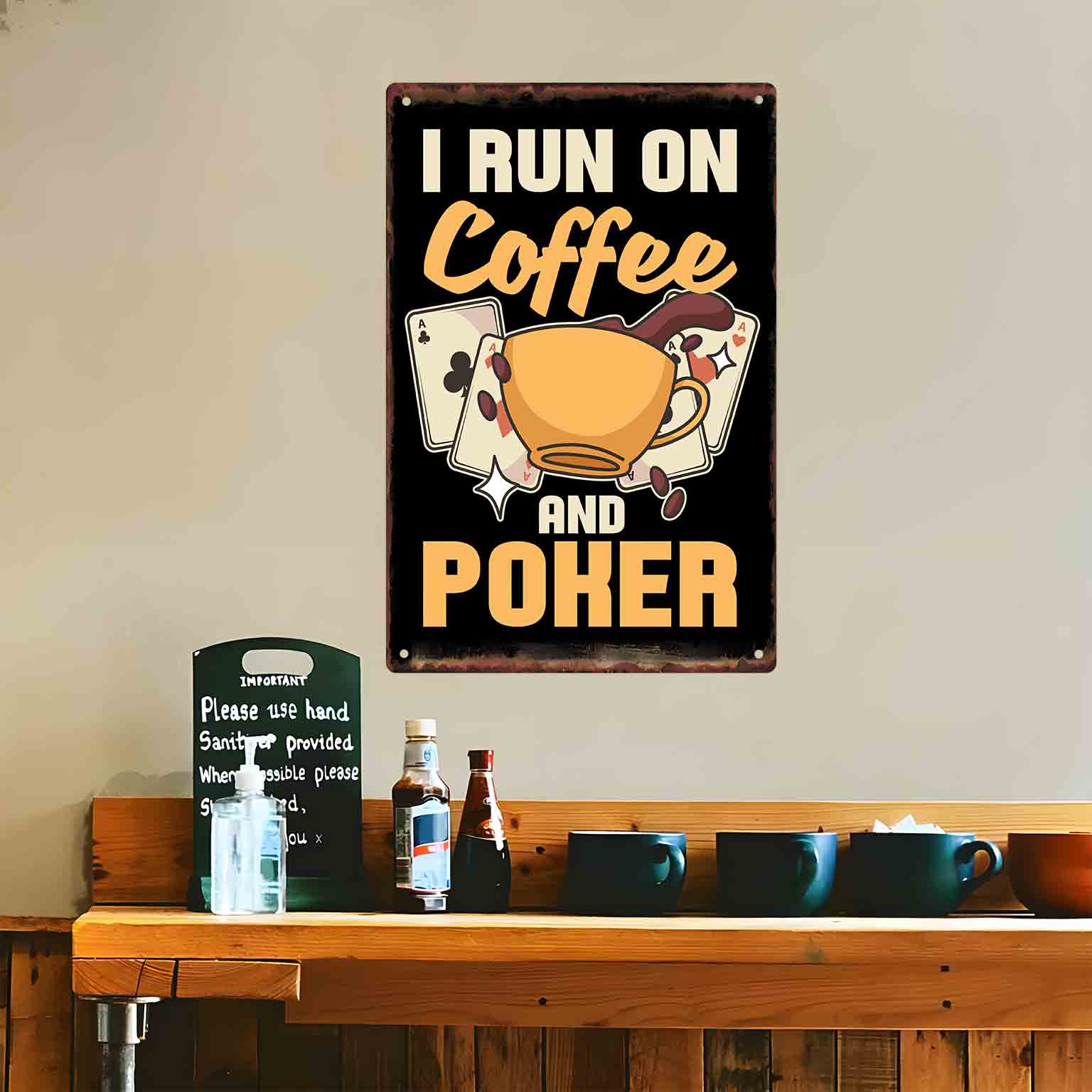 Insegna da parete in metallo 2 - Home Bar And Coffee recensione e prezzo
