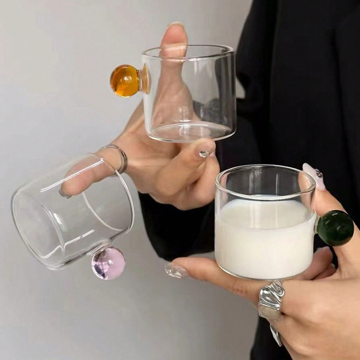 Tazze da latte in vetro colora - Highball Glass Set recensione e prezzo
