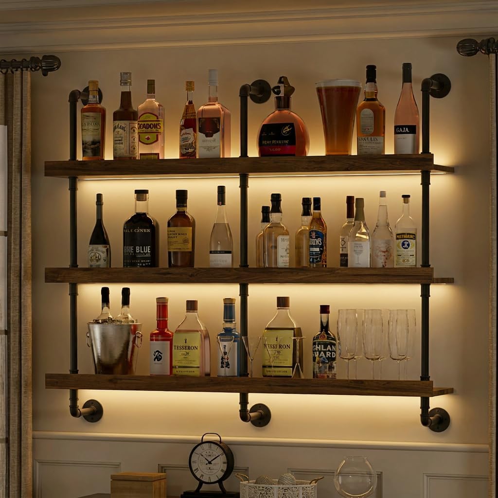 Portabottiglie da parete con l - Home Bar Stand recensione e prezzo