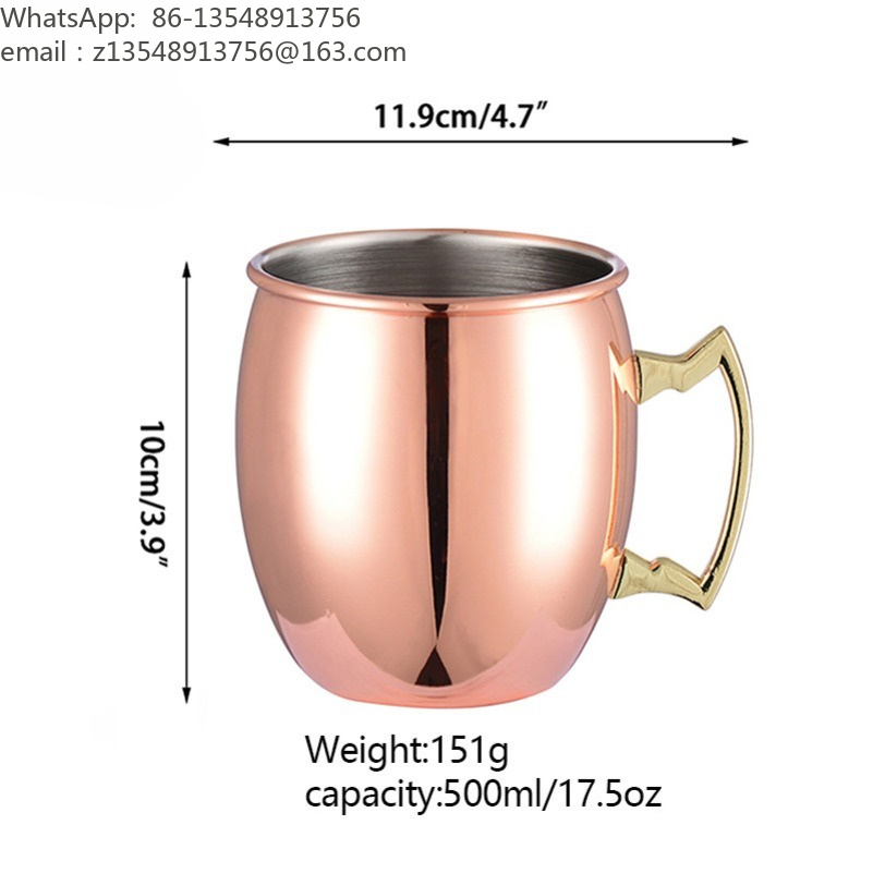 Tazza Moscow Mule in Acciaio I - Mule Copper Mug recensione e prezzo