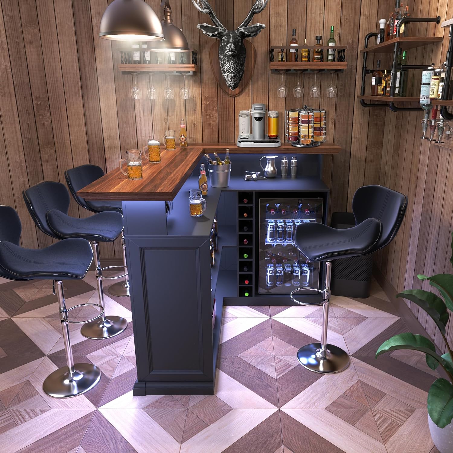 Mobile Bar a L per la Casa con - Home Bar Lounge recensione e prezzo